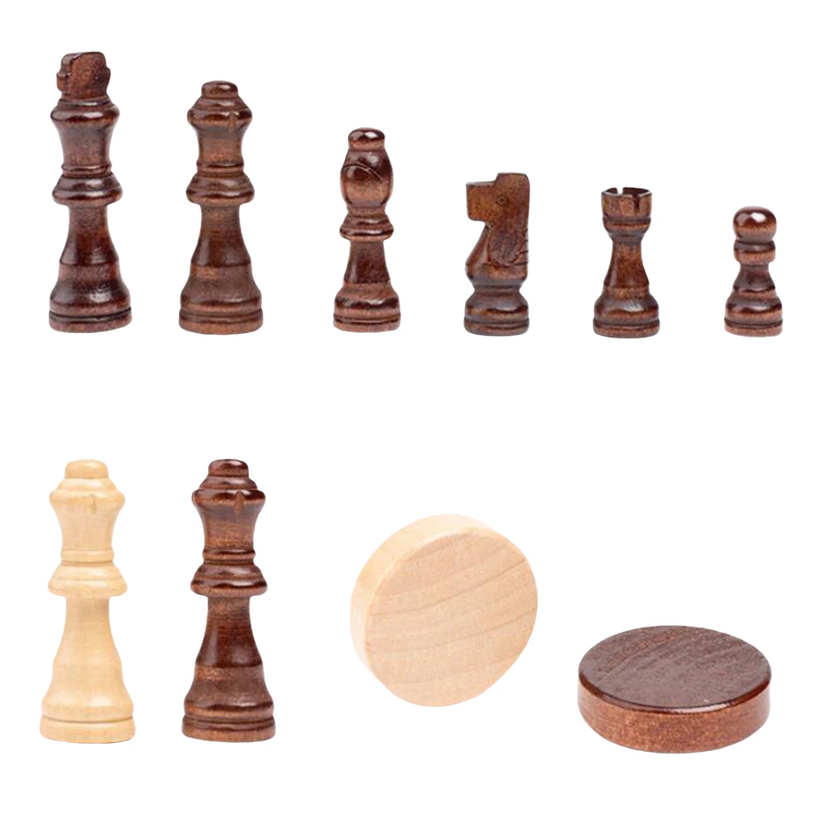 Wooden Chess Set Classic Foldable Christmas Gift Educational Toys Folding Chess Board Wood Chess Board for Adults Kids Teen