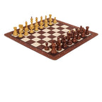 Luxury  Children's Portable International Chess Folding Chessboard Game Toys  Weighted  Double Queen Chess Pieces Storage Bag